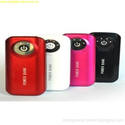 Emergency USB portable mobile phone charger with LED torch